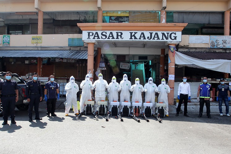 Kajang market closed for sanitisation